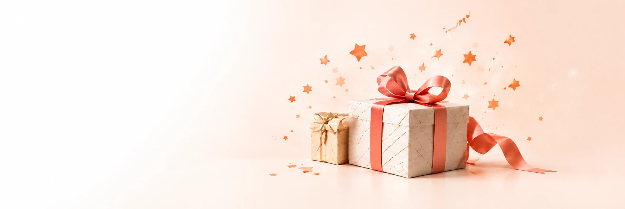 Beautifully wrapped employee gift box for birthdays, milestones and festivals