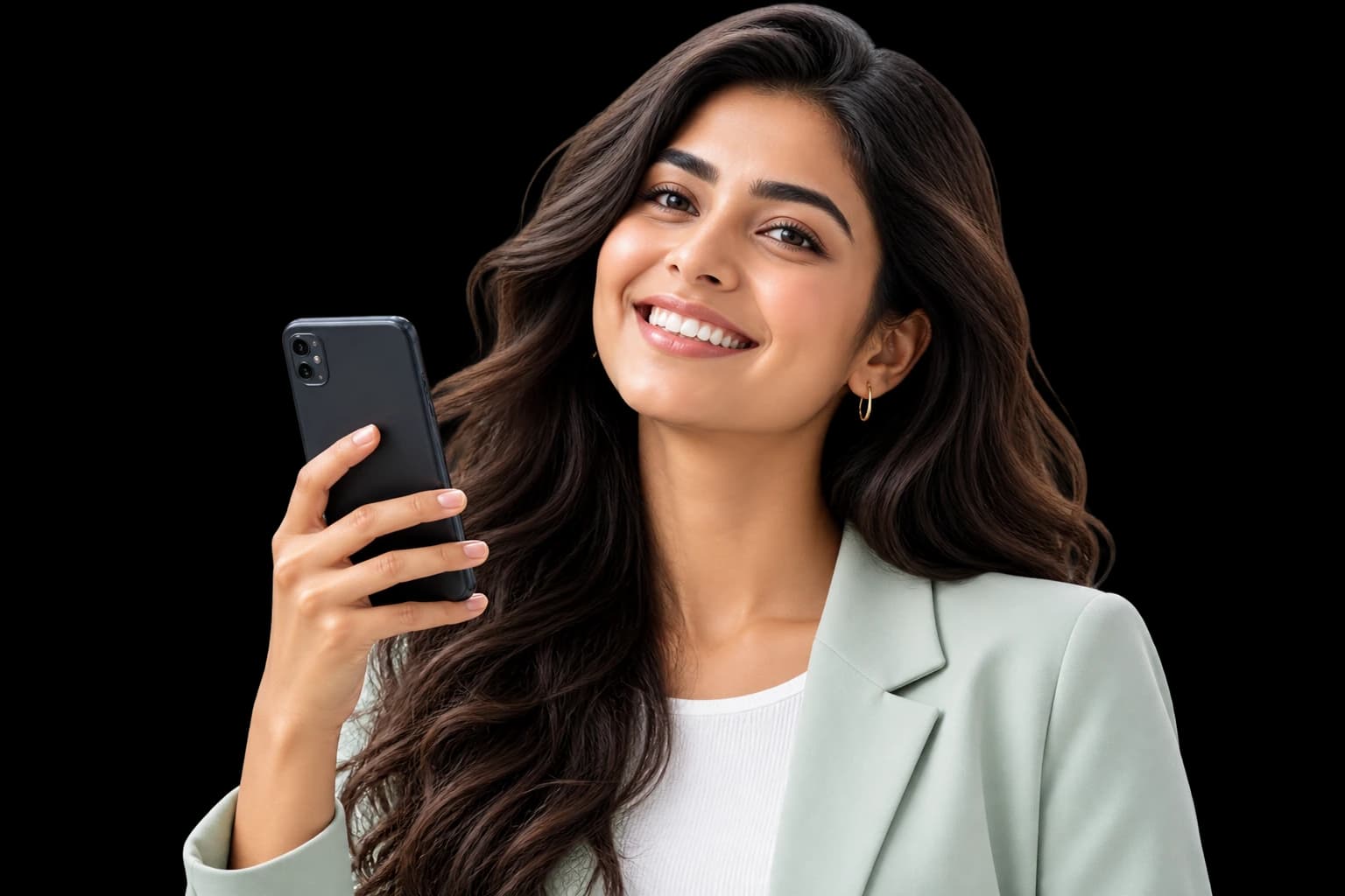 Smiling HR professional using the Benefitwise app