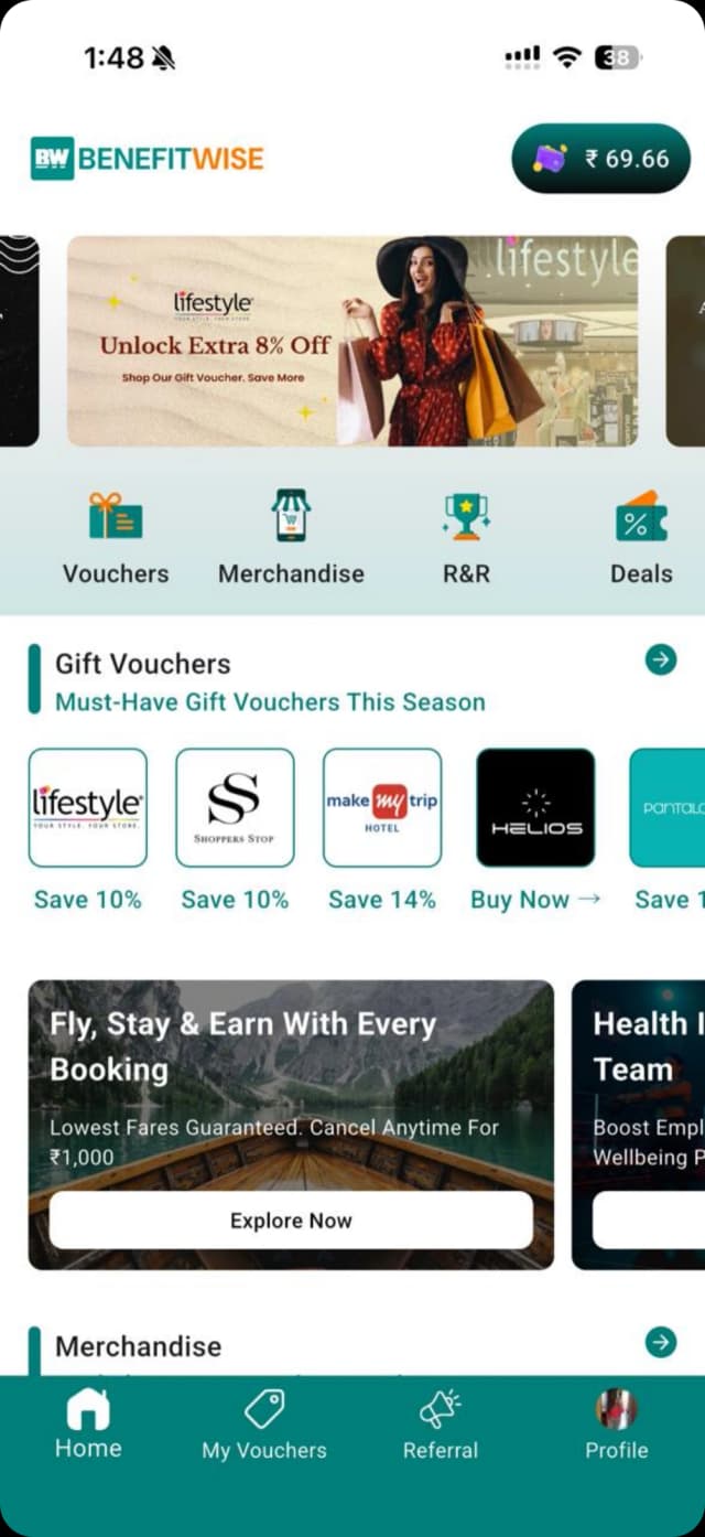 BenefitWise App Mockup