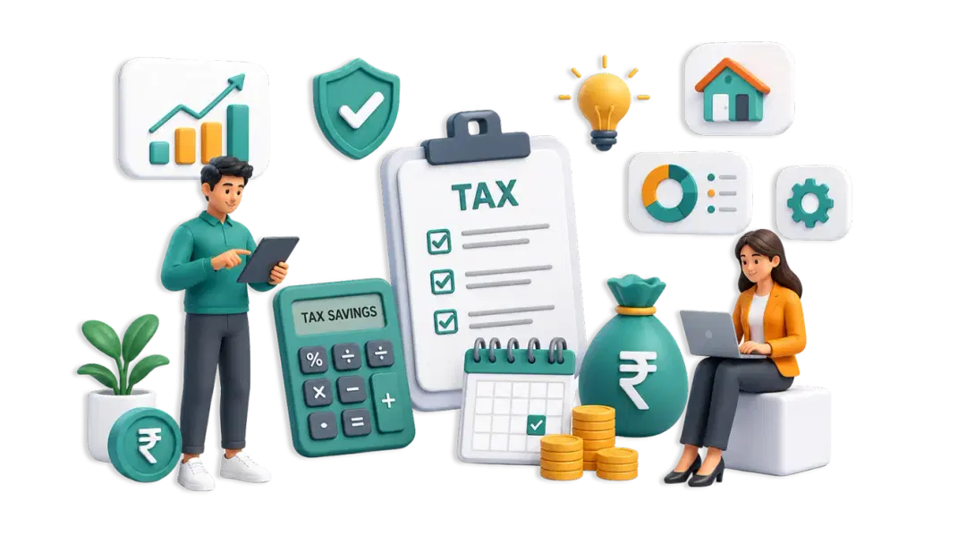 Tax Optimiser Hero illustration